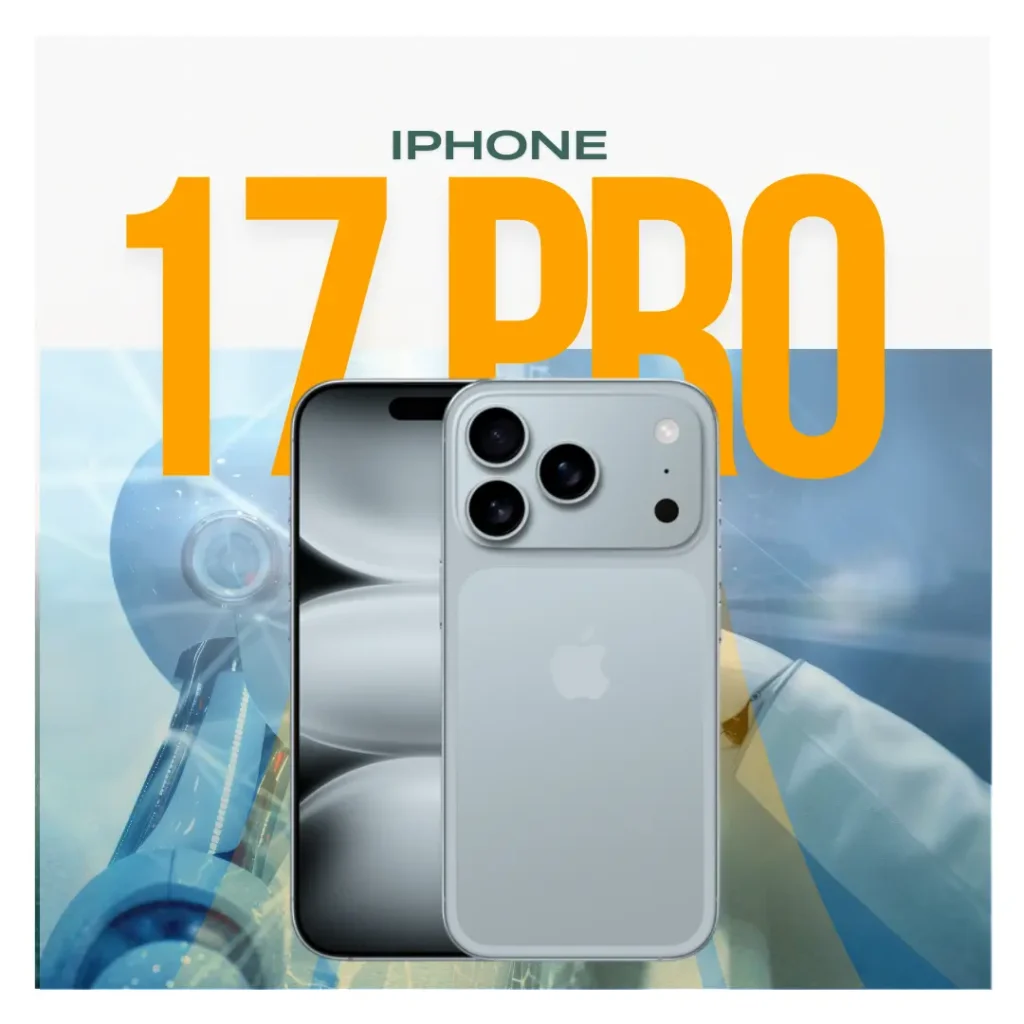 iPhone 17 Pro concept with futuristic background