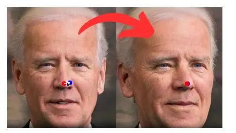 DragGAN AI tool website demonstration editing human face with drag points