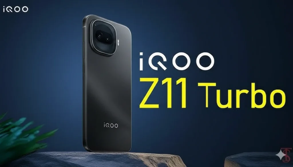 iQOO Z11 Turbo Pro smartphone rear design with camera module preview ahead of iQOO Z11 Turbo Pro Launch Date in India