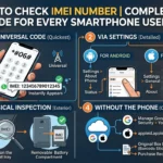How to check IMEI number on smartphone using dial code *#06# and phone settings