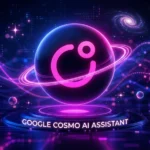 Google Cosmo AI Assistant concept showing smart digital assistant interface and AI interaction