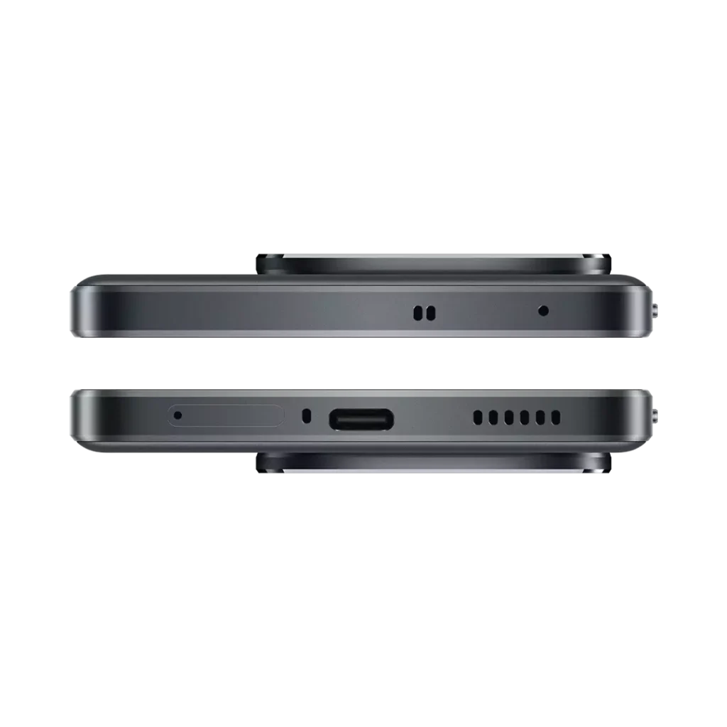 Iqoo Neo 10 Asphalt Black top side view showing slim profile and premium build